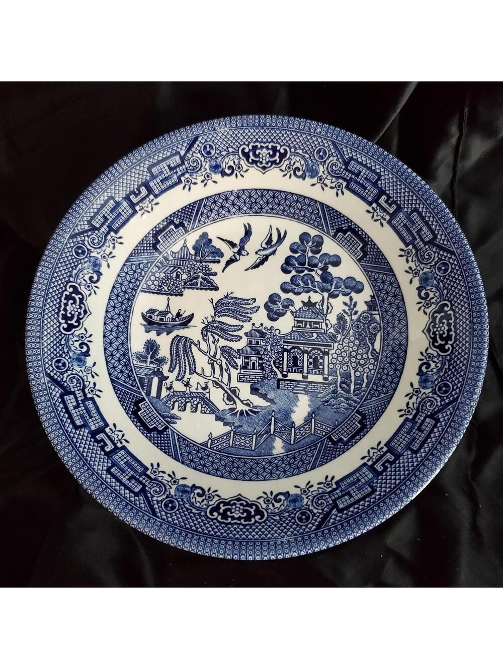 Churchill Staffordshire Blue Willow 8" Bowls,$8 Each